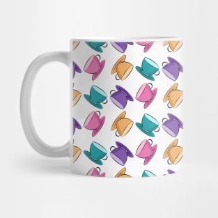 Tea Cups Pattern Mug